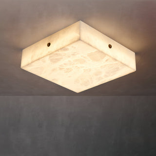 Alabaster Square Flushmount Ceiling Light