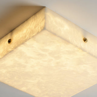 Alabaster Square Flushmount Ceiling Light