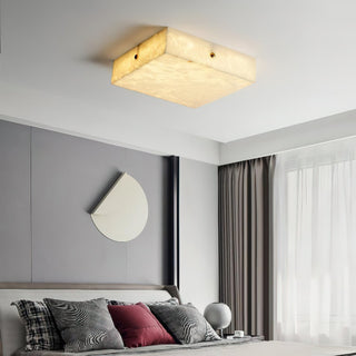 Alabaster Square Flushmount Ceiling Light