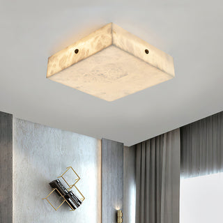 Alabaster Square Flushmount Ceiling Light