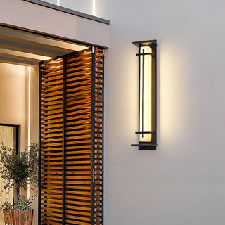 Alabaster Square Outdoor Wall Light