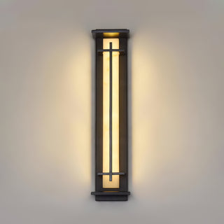 Alabaster Square Outdoor Wall Light