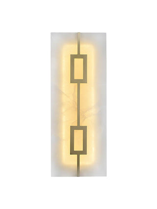 Alabaster Square Rectangular Wall Light