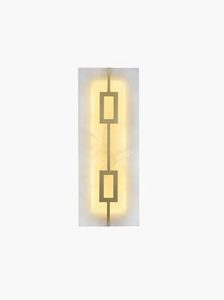 Alabaster Square Rectangular Wall Light