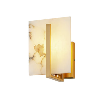 Alabaster Square Wall Sconce