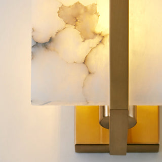 Alabaster Square Wall Sconce