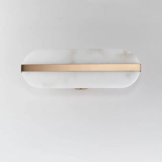 Alabaster Stone Brass Wall Lamp