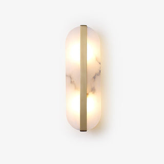 Alabaster Stone Brass Wall Lamp