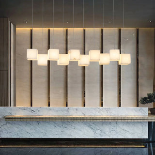 Alabaster Box Chandelier