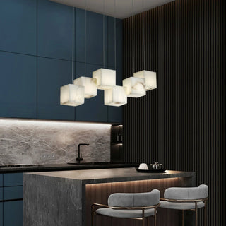 Alabaster Box Chandelier