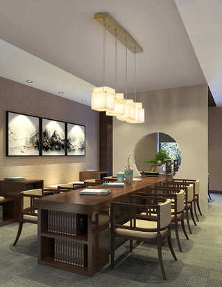 Alabaster Box Chandelier