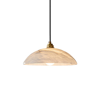 Alabaster Dome Pendant Light