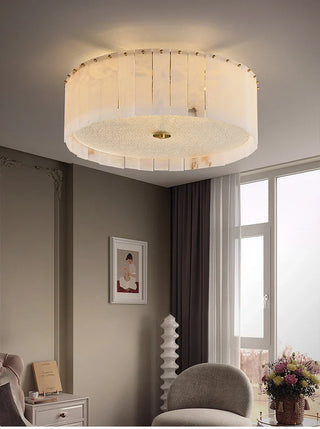 All copper alabaster ceiling lamp