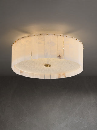 All copper alabaster ceiling lamp