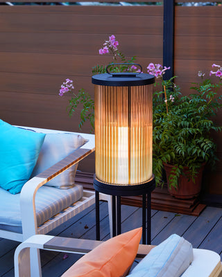 Ambient Line Lantern Garden Lights.Gloster Ambient Small Line Lantern.Ambient Line Lantern.Line Glass Lantern.Outdoor Lighting.gloster ambient small line lantern.Gloster Ambient Line Outdoor Solar Lantern