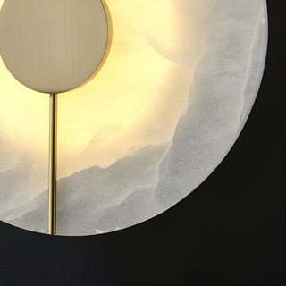 Artistic Brass Alabaster Wall Lamp