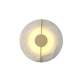 Artistic Brass Alabaster Wall Lamp