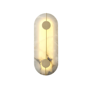 Artistic Brass Alabaster Wall Lamp