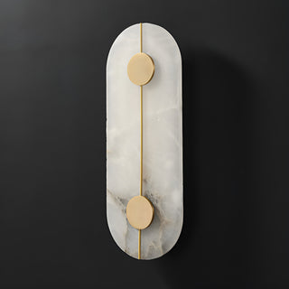 Artistic Brass Alabaster Wall Lamp