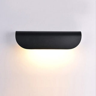 Bay Curved Garden Wall Light