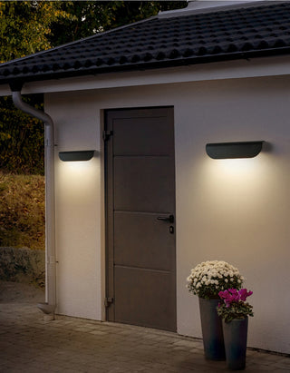 Bay Curved Garden Wall Light.Garden Wall Light.Outdoor light.garden light.Up Down Outdoor Wall Lights at Lumens.