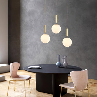 Round Bosso Alabaster Pendant Lamp