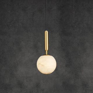 Round Bosso Alabaster Pendant Lamp
