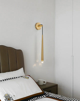 Brass Spinal Tube Wall Lamp.Aquitaine Wall Lamp.Aquitaine Sconce.Crystal LED Wall Lamp.Wall Sconce.