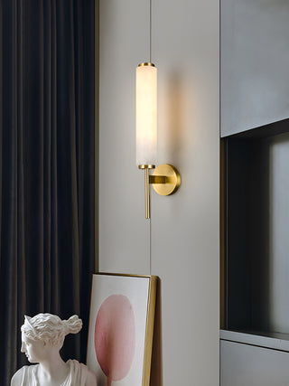 Brindisi Alabaster Candle Style Wall Lamp