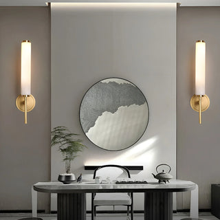 Brindisi Alabaster Candle Style Wall Lamp