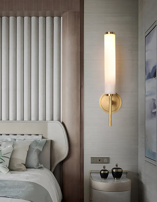 Brindisi Alabaster Candle Style Wall Lamp