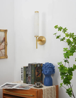 Brindisi Alabaster Candle Style Wall Lamp