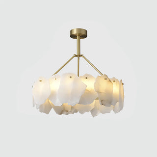 Burton Marble Chandelier.Burton Marble Round Chandelier.Marble and gold, Chandelier.Burton Marble Rectangular Chandelier.