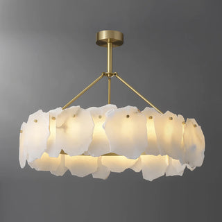 Burton Marble Chandelier.Burton Marble Round Chandelier.Marble and gold, Chandelier.Burton Marble Rectangular Chandelier.