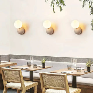 Celestial Travertine Tion Wall Lamp