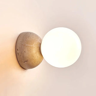 Celestial Travertine Tion Wall Lamp