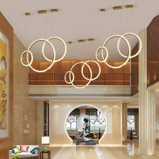 Circle Crystal Chandelier