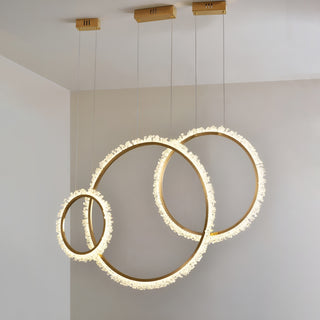 Circle Crystal Chandelier