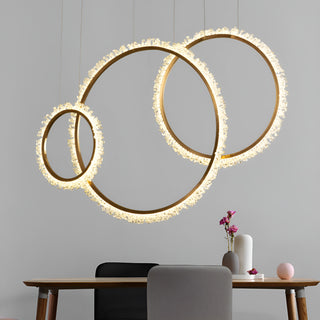 Circle Crystal Chandelier