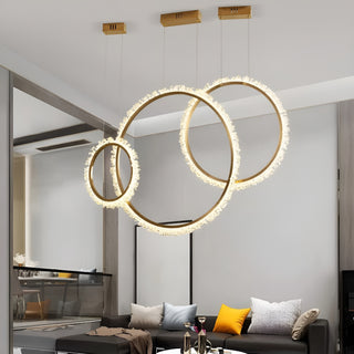 Circle Crystal Chandelier