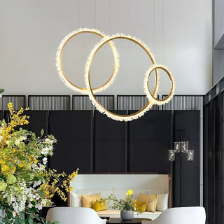 Circle Crystal Chandelier