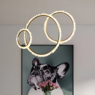 Circle Crystal Chandelier