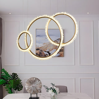 Circle Crystal Chandelier