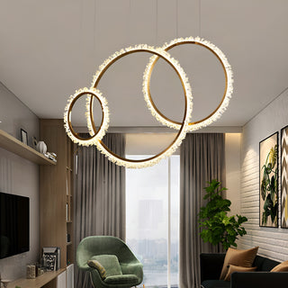 Circle Crystal Chandelier