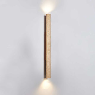 Column Travertine Wall Light