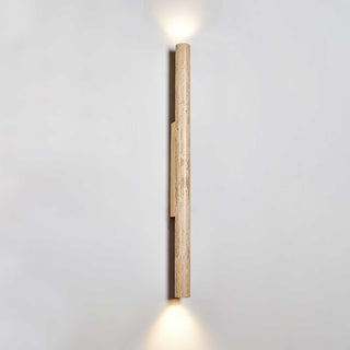 Column Travertine Wall Light