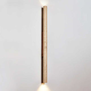 Column Travertine Wall Light