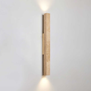 Column Travertine Wall Light