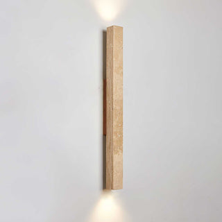 Column Travertine Wall Light