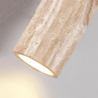 Column Travertine Wall Light